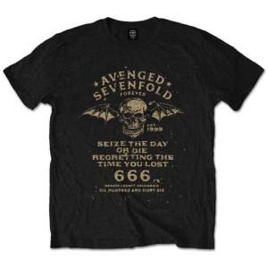 Avenged Sevenfold - Seize The Day Uni Bl  1 i gruppen MERCHANDISE / T-shirt / Metal hos Bengans Skivbutik AB (5526299)