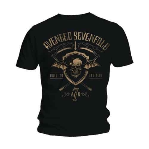 Avenged Sevenfold - Shield & Sickle Uni Bl  2 i gruppen MERCHANDISE / T-shirt / Metal hos Bengans Skivbutik AB (5526356)