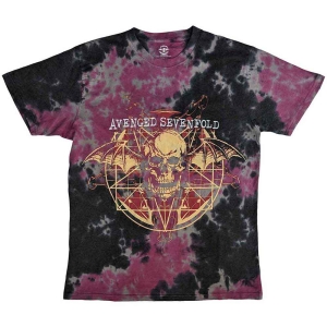 Avenged Sevenfold - Ritual Uni Grey Dip-Dye i gruppen MERCH / T-Shirt / Rockoff_Nya April24 hos Bengans Skivbutik AB (5526510r)