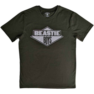 Beastie Boys - B&W Logo Uni Green i gruppen MERCHANDISE / T-shirt / Hip Hop-Rap hos Bengans Skivbutik AB (5526680r)