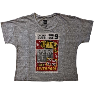 The Beatles - Live In Liverpool Dolman Lady Grey i gruppen MERCHANDISE / T-shirt / Pop-Rock hos Bengans Skivbutik AB (5527323)