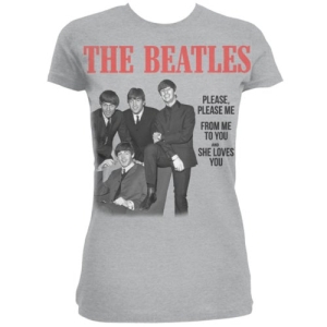 The Beatles - Please Please Me Lady Grey i gruppen MERCHANDISE / T-shirt / Pop-Rock hos Bengans Skivbutik AB (5527343)