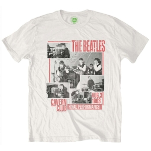 The Beatles - Final Performance Uni Wht i gruppen MERCH / T-Shirt / Rockoff_Nya April24 hos Bengans Skivbutik AB (5527397r)