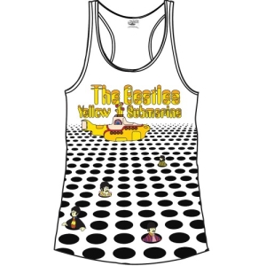 The Beatles - Sea Of Holes & Logo Lady Wht Vest: i gruppen MERCH / T-Shirt / Rockoff_Nya April24 hos Bengans Skivbutik AB (5527404r)