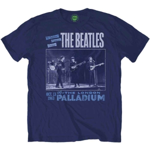 The Beatles - Palladium Uni Navy i gruppen MERCH / T-Shirt / Rockoff_Nya April24 hos Bengans Skivbutik AB (5527414r)