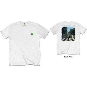 The Beatles - F&B Packaged Abbey Road & Logo Uni Wht i gruppen MERCH / T-Shirt / Rockoff_Nya April24 hos Bengans Skivbutik AB (5527425r)