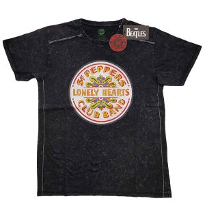 The Beatles - Sgt Pepper Drum Snow Wash Uni Bl i gruppen MERCH / T-Shirt / Rockoff_Nya April24 hos Bengans Skivbutik AB (5527449r)