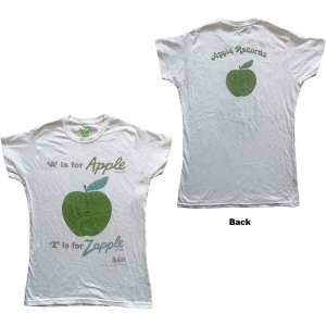 The Beatles - Vtge A Is For Apple Lady Wht i gruppen MERCH / T-Shirt / Rockoff_Nya April24 hos Bengans Skivbutik AB (5527461r)