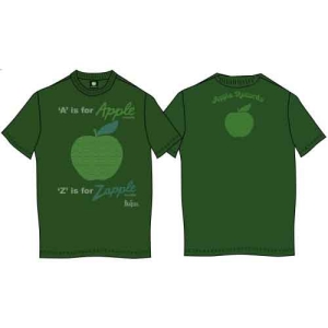 The Beatles - Vtge A Is For Apple Uni Green i gruppen MERCH / T-Shirt / Rockoff_Nya April24 hos Bengans Skivbutik AB (5527463r)