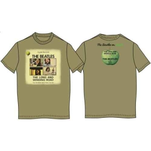 The Beatles - Long & Winding Road Uni Camel i gruppen MERCH / T-Shirt / Rockoff_Nya April24 hos Bengans Skivbutik AB (5527472r)