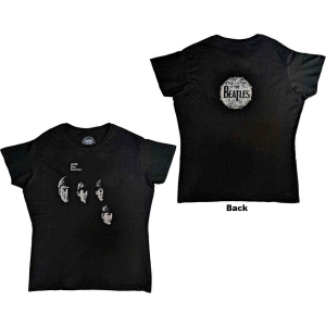 The Beatles - Vtge With Beatles Lady Bl i gruppen MERCH / T-Shirt / Rockoff_Nya April24 hos Bengans Skivbutik AB (5527474r)