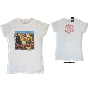 The Beatles - Vtge Sgt Pepper Lady Wht i gruppen MERCH / T-Shirt / Rockoff_Nya April24 hos Bengans Skivbutik AB (5527479r)