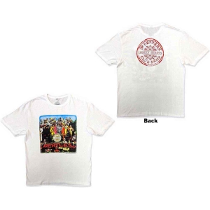 The Beatles - Vtge Sgt Pepper Uni Wht i gruppen MERCH / T-Shirt / Rockoff_Nya April24 hos Bengans Skivbutik AB (5527482r)