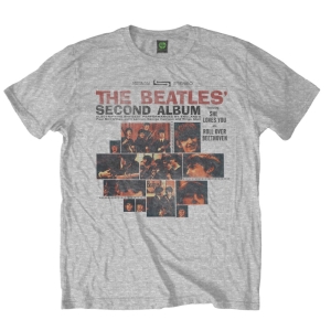 The Beatles - Second Album Uni Grey i gruppen MERCH / T-Shirt / Rockoff_Nya April24 hos Bengans Skivbutik AB (5527773r)