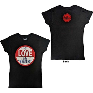 The Beatles - Vtge I Love The Beatles Lady Bl i gruppen MERCH / T-Shirt / Rockoff_Nya April24 hos Bengans Skivbutik AB (5527775r)