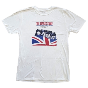 The Beatles - Beatles Story Uni Wht i gruppen MERCH / T-Shirt / Rockoff_Nya April24 hos Bengans Skivbutik AB (5527781r)