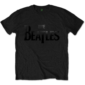 The Beatles - Drop T Logo Uni Bl i gruppen MERCH / T-Shirt / Rockoff_Nya April24 hos Bengans Skivbutik AB (5527796r)