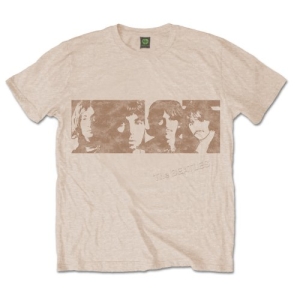 The Beatles - White Album Faces Uni Sand i gruppen MERCH / T-Shirt / Rockoff_Nya April24 hos Bengans Skivbutik AB (5527801r)