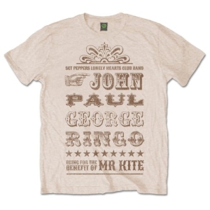 The Beatles - Mr Kite Uni Sand i gruppen MERCH / T-Shirt / Rockoff_Nya April24 hos Bengans Skivbutik AB (5527808r)