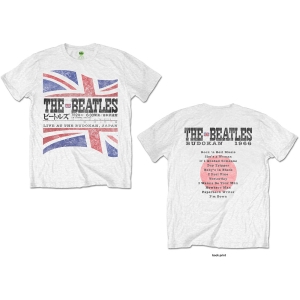 The Beatles - Budokan Set List Uni Wht i gruppen MERCH / T-Shirt / Rockoff_Nya April24 hos Bengans Skivbutik AB (5527813r)