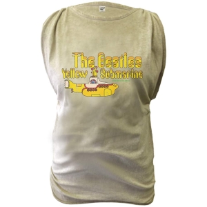 The Beatles - Yellow Submarine Oil Wash Lady Olive i gruppen MERCH / T-Shirt / Rockoff_Nya April24 hos Bengans Skivbutik AB (5527821r)