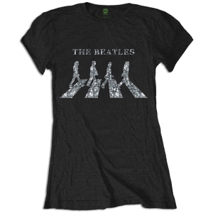 The Beatles - Crossing Diamante Lady Bl i gruppen MERCH / T-Shirt / Rockoff_Nya April24 hos Bengans Skivbutik AB (5527823r)