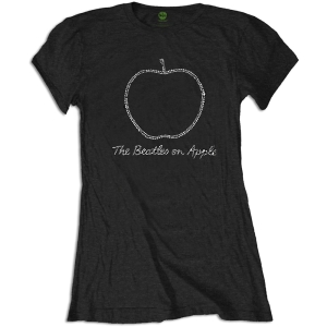 The Beatles - On Apple Diamante Lady Bl i gruppen MERCH / T-Shirt / Rockoff_Nya April24 hos Bengans Skivbutik AB (5527825r)