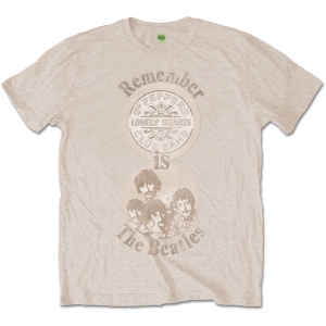 The Beatles - Remember Uni Sand i gruppen MERCH / T-Shirt / Rockoff_Nya April24 hos Bengans Skivbutik AB (5528299r)