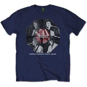 The Beatles - Budokan Octagon Uni Navy i gruppen MERCH / T-Shirt / Rockoff_Nya April24 hos Bengans Skivbutik AB (5528333r)