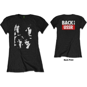 The Beatles - Back In The Ussr Lady Bl i gruppen MERCH / T-Shirt / Rockoff_Nya April24 hos Bengans Skivbutik AB (5528338r)