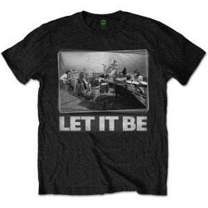 The Beatles - Let It Be Studio Uni Bl i gruppen MERCH / T-Shirt / Rockoff_Nya April24 hos Bengans Skivbutik AB (5528342r)