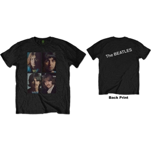 The Beatles - White Album Faces Uni Bl i gruppen MERCH / T-Shirt / Rockoff_Nya April24 hos Bengans Skivbutik AB (5528345r)