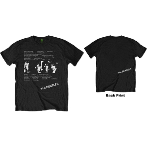 The Beatles - White Album Tracks Uni Bl i gruppen MERCH / T-Shirt / Rockoff_Nya April24 hos Bengans Skivbutik AB (5528352r)