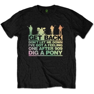 The Beatles - Get Back Gradient Uni Bl i gruppen MERCH / T-Shirt / Rockoff_Nya April24 hos Bengans Skivbutik AB (5528375r)