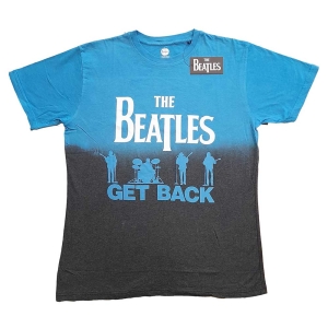 The Beatles - Get Back Uni Blue Dip-Dye i gruppen MERCH / T-Shirt / Rockoff_Nya April24 hos Bengans Skivbutik AB (5528385r)