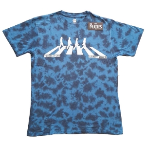 The Beatles - Abbey Road Crossing Uni Blue Dip-Dye i gruppen MERCH / T-Shirt / Rockoff_Nya April24 hos Bengans Skivbutik AB (5528946r)