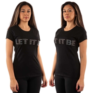 The Beatles - Let It Be Diamante Lady Bl i gruppen MERCH / T-Shirt / Rockoff_Nya April24 hos Bengans Skivbutik AB (5528949r)