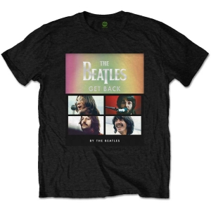 The Beatles - Album Faces Gradient Uni Bl i gruppen MERCH / T-Shirt / Rockoff_Nya April24 hos Bengans Skivbutik AB (5528951r)