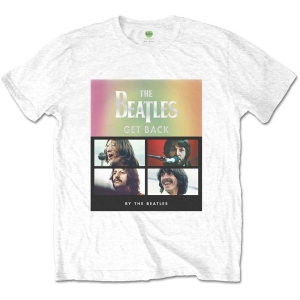 The Beatles - Album Faces Gradient Uni Wht i gruppen MERCH / T-Shirt / Rockoff_Nya April24 hos Bengans Skivbutik AB (5528952r)