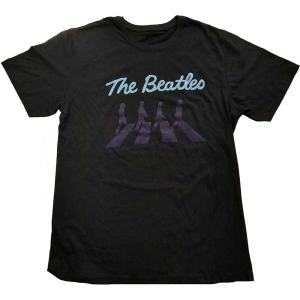 The Beatles - Crossing Silhouettes Uni Bl i gruppen MERCH / T-Shirt / Rockoff_Nya April24 hos Bengans Skivbutik AB (5528958r)