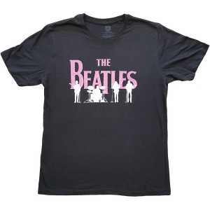 The Beatles - Band Silhouettes Uni Bl i gruppen MERCH / T-Shirt / Rockoff_Nya April24 hos Bengans Skivbutik AB (5528959r)