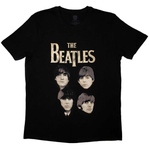 The Beatles - 4 Heads Uni Bl i gruppen MERCH / T-Shirt / Rockoff_Nya April24 hos Bengans Skivbutik AB (5528962r)