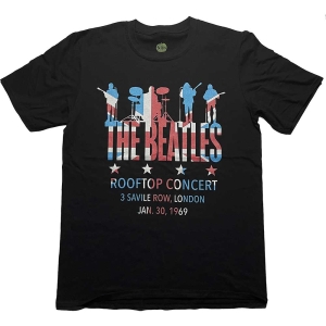 The Beatles - Rooftop Flag Uni Bl i gruppen MERCH / T-Shirt / Rockoff_Nya April24 hos Bengans Skivbutik AB (5528975r)