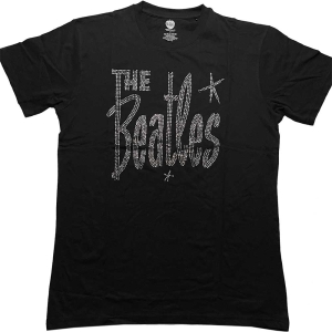 The Beatles - Retro Logo Diamante Uni Bl i gruppen MERCH / T-Shirt / Rockoff_Nya April24 hos Bengans Skivbutik AB (5528980r)