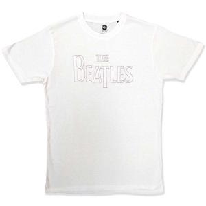 The Beatles - Drop T Embroidered Uni Wht i gruppen MERCH / T-Shirt / Rockoff_Nya April24 hos Bengans Skivbutik AB (5528985r)