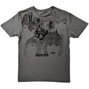 The Beatles - Revolver Uni Grey i gruppen MERCH / T-Shirt / Rockoff_Nya April24 hos Bengans Skivbutik AB (5528987r)