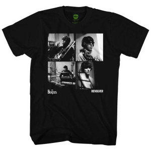 The Beatles - Revolver Studio Shots Uni Bl i gruppen MERCH / T-Shirt / Rockoff_Nya April24 hos Bengans Skivbutik AB (5528989r)