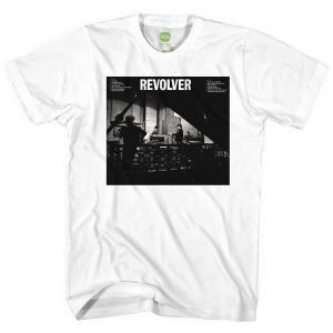 The Beatles - Revolver Studio Uni Wht i gruppen MERCH / T-Shirt / Rockoff_Nya April24 hos Bengans Skivbutik AB (5528991r)