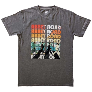 The Beatles - Abbey Stacked Uni Char i gruppen MERCH / T-Shirt / Rockoff_Nya April24 hos Bengans Skivbutik AB (5528996r)