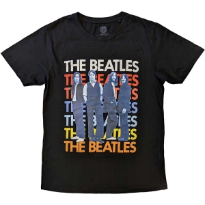 The Beatles - Iconic Multicolour Uni Bl i gruppen MERCH / T-Shirt / Rockoff_Nya April24 hos Bengans Skivbutik AB (5529010r)